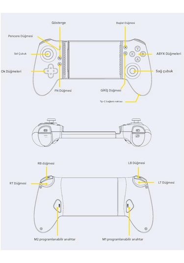 Everbox H5 Kablosuz Oyun Kumandası Gamepad Bluetooth Android, Apple Uyumlu iOS, Windows Pc 1000hz 400mah Batarya