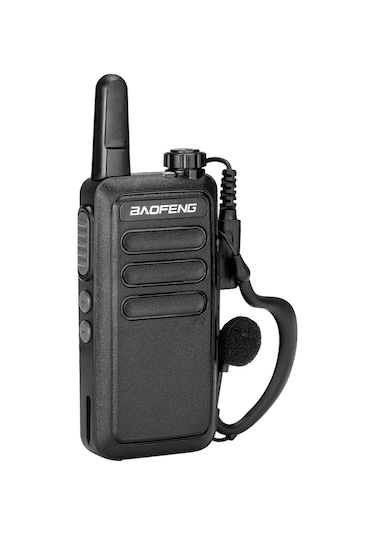 Valkyrie Baofeng BF-R5 Lisanssız Kulaklıklı Şarjlı 16 Kanal Vox El Telsizi