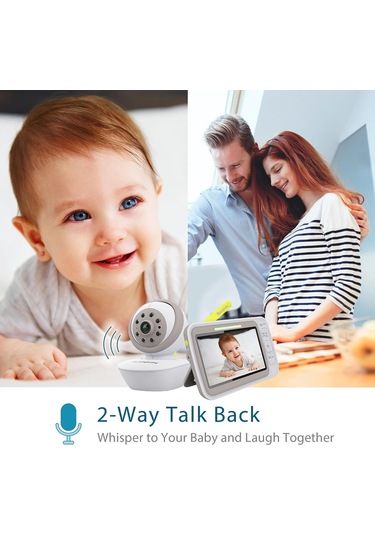 Moonybaby Uzaktan Kontrollü Kamera Düşük Emf Bebek Monitörü