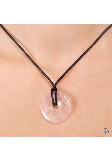 Pembe Quartz Kolye Ucu