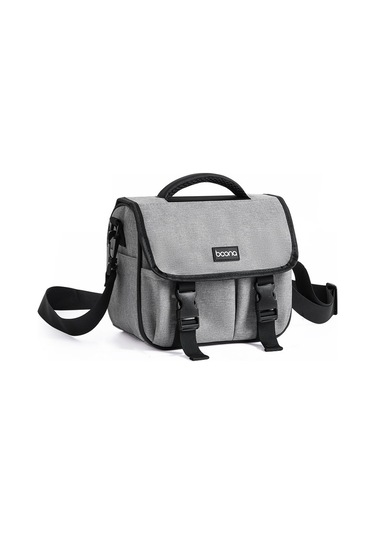Baona Bn-h017 Fotoğraf Slr / Mikro Tek Çapraz Vücut Kamera Saklama Çantası, Renk: M Gri Diğer