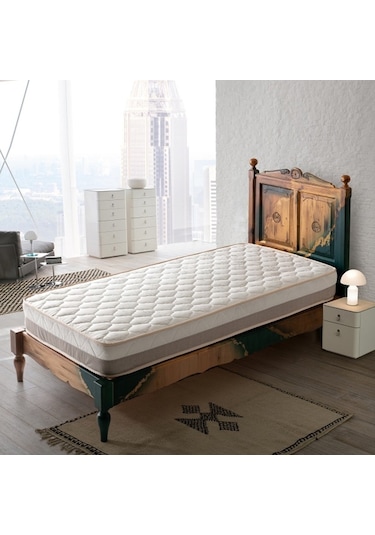 Uzunbebe 90X180 Pc Parrot Satrıa Ortopedik Tek Kişilik  Yaylı Yatak