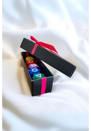 Squid Game Tabut Kutulu Squid Game Oyun 5 Taş Seti Renkli Taş