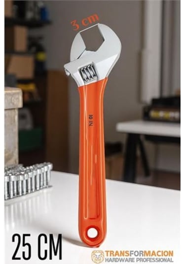 Modacar 3 Cm Ağız Kurbağacık - İngiliz Anahtarı 10 İnç 25 Cm