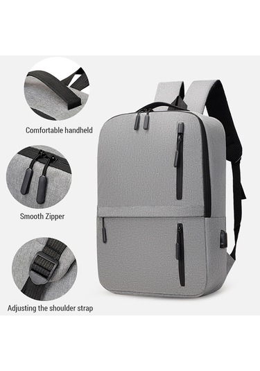 Springsun Erkek İş Çantası Usb Büyük Kapasiteli Dizüstü Bilgisayar Sırt Çantası Erkekler İçin Profesyonel Omuz Çantası Yönetici Dizüstü Bilgisayar Çantası İş Çantası Siyah