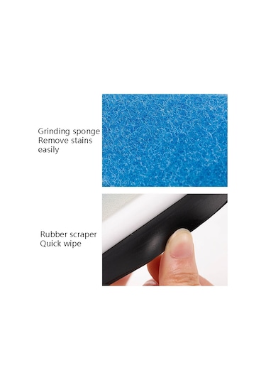 Sones 2'si 1 Arada Pencere Cam Temizleme Fırçası Toz Toplayıcı Pencere Fırçası Temizleme Sileceği Beyaz