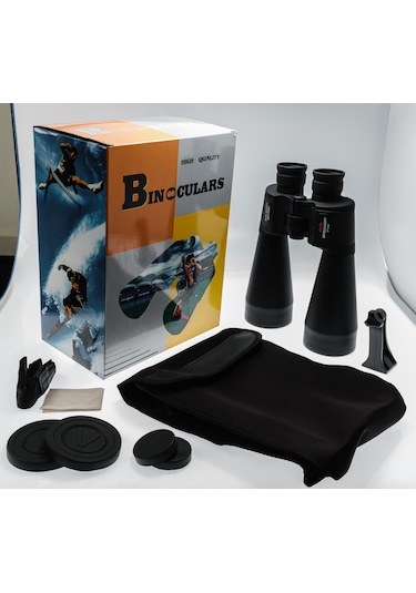 Breaker 100x100 Çift Göz Ayarlı Profesyonel Dev Dürbün - 1000m/30 Siyah