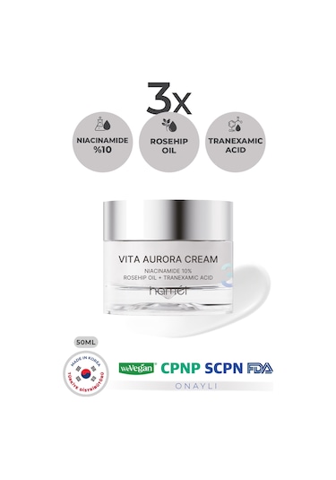 Hamel 3X Vita Aurora Cilt Tonu Eşitleyici Krem 50 ML