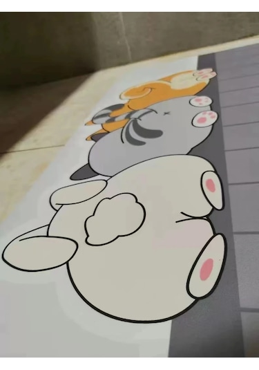 Karikatür Banyo Yumuşak Diatoous Ous Çamur Kat Mat, Banyo Emici