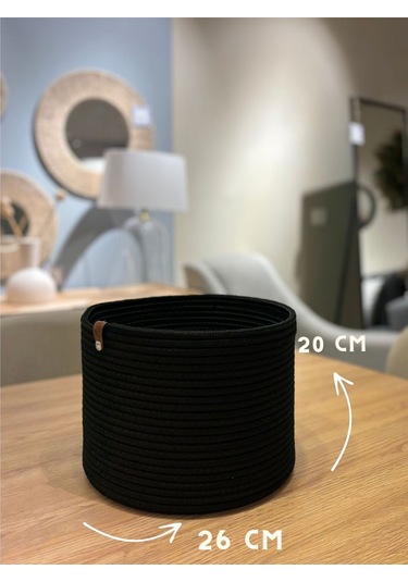 Rover Çok Amaçlı Düzenleyici Sepet, Saksılık, Organizer 20-26, Küçük Boy Siyah