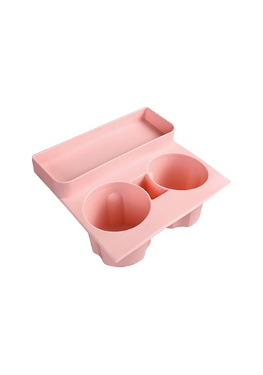 Monyee Tesla Model 3/y İçin Silikon Bardak Tutucu Takımı - Depolama Özelliği İle Pembe Araç İç Dekorasyon Aksesuarı