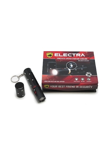 Electra Ruj Şeklinde Elektro El Feneri Çok Renkli