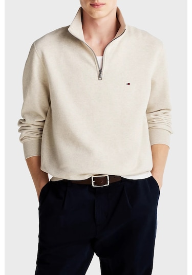 Tommy Hilfiger Erkek Sweat Mw0mw37233 Hgf Bej Bej Tommy Hilfiger Erkek Sweat Mw0mw37233 Hgf Bej Bej