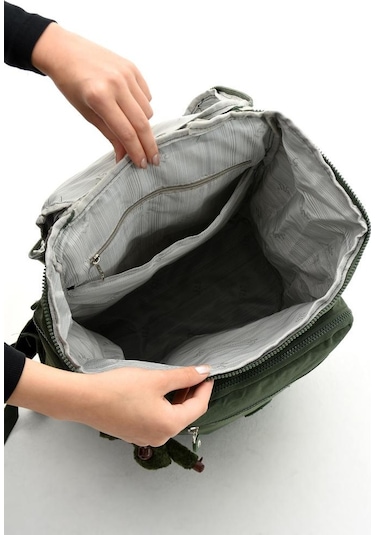 Unisex Dağcı Çantası Kamp Çantası Seyahat Çantası Hafif Klinkır Kumaş Outdoor Çanta 50 30 Cm Yeşil