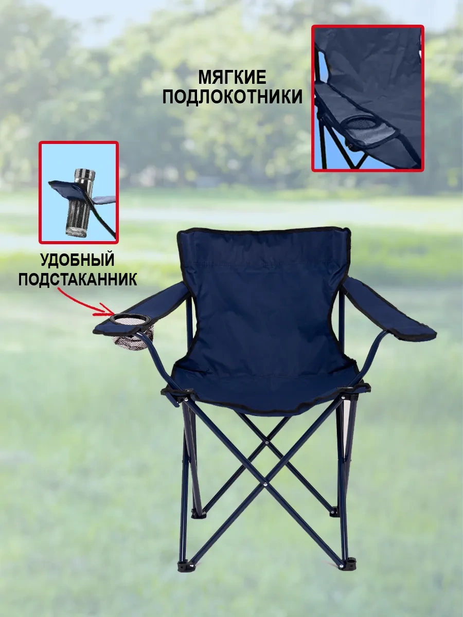 Turizm Bez Hlopot Katlanabilir Seyahat Sandalyesi 270896833 Mavi