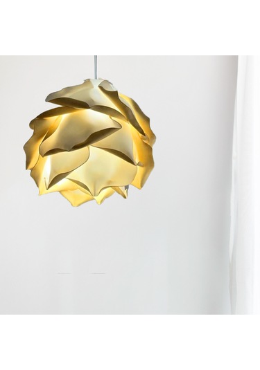 Özel Tasarım Gold Detay Eva Avize Sarkıt Gold