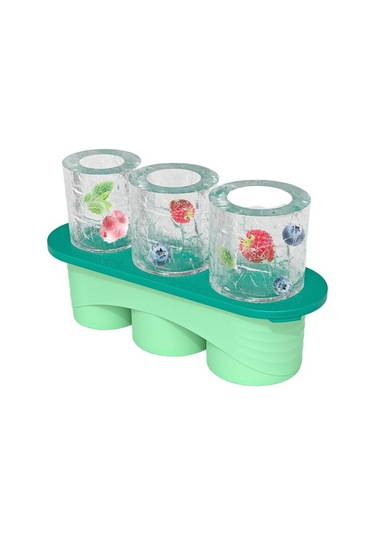 Novahub Tumbler İçin 40oz Buz Küpü Tepsisi, Kapaklı Ve Kutulu, Çok Renkli Buz Kalıbı, Kolay Doldurma Ve Çıkarma Çok Renkli