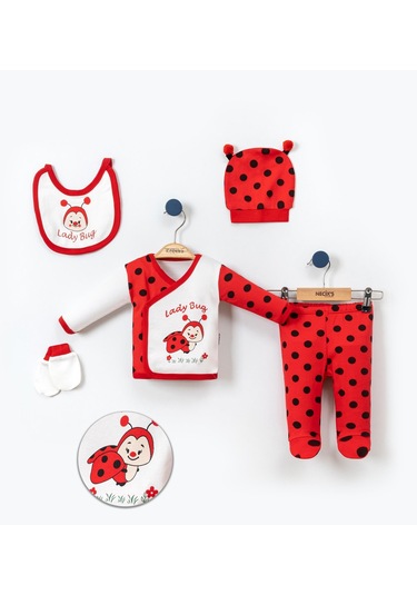 Uğurböceği 5'li Set Kırmızı