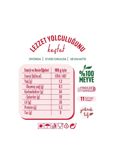 Yayla Enfies Freeze Dried Çilek 15 G X18 270 G