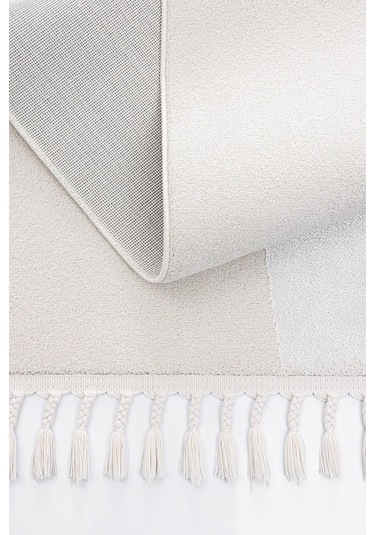 Sparkle Krem Gri Zürafa Figürlü Hayvan Figürlü Çocuk Odası Halısı Gri