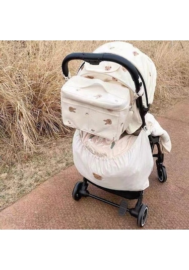 Moly Beyaz Su Geçirmez Organizatör Çanta, Bebek Arabası Anne Çantası, Soğutucu, Isı Yalıtım, Bebek Bezi Kese, N11 En Ucuz Fiyatlar Beyaz