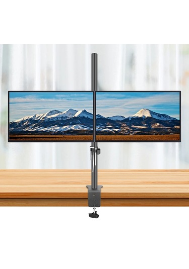Monozone 2li Çift Kol Monitör Tutucu Led Tv Full Hareketli Çelik