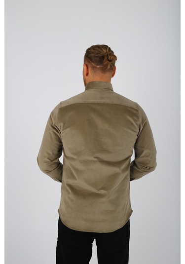 Brango 13345 Erkek Spor Gömlek Bej