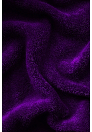 Deluxe Wellsoft Tv Battaniyesi Mor Tek Kişilik Battaniye 150x200 Cm