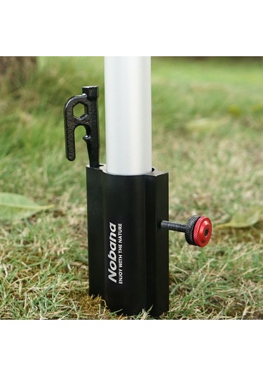 Xiyyadms Alüminyum Çadır Stütünü Sabitleyici - 34mm İç Çaplı, Siyah Kamp/balıkçılık Çubuğu Tutucu Aksesuarı Siyah