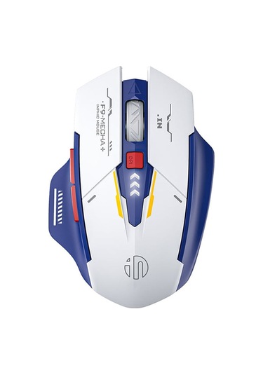 Inphıc F9 Mecha Sürümü Şarj Edilebilir 2.4g Kablosuz Oyun Çalışma Fare Bilgisayar Dizüstü Fare