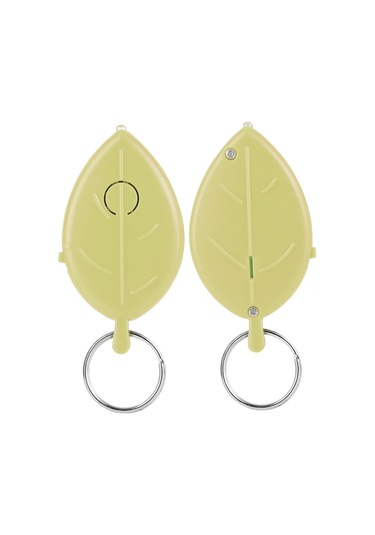 Düdük Ses Kontrolü Anahtar Bulucu Kaybolmaya Karşı Anahtarlık Bulucu İzleyici Yaprak Şekli Sarı