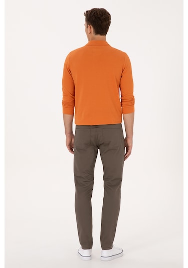 U.s. Polo Assn. Erkek Vizon Pantolon Kanvas-chino 50316835-vr052 Vizon