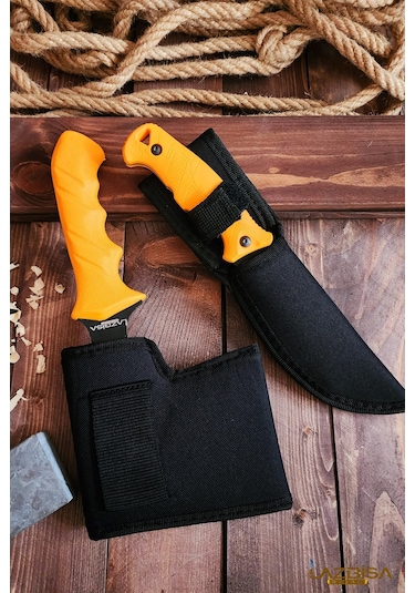 Outdoor Balta Bıçak 2li Set Kamp Baltası Bıçağı Nacak Budama Baltası