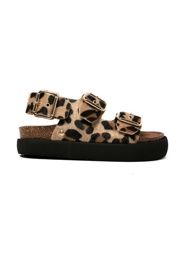 Terlik Kadın Felına G106330 Genuins Vegan Leopard Vegan Leopard