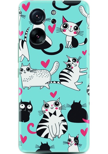 Xiaomi 13t - 13t Pro Kılıf Silikon Desen Özel Seri Kedicikler 1772