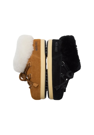 Ml06 Cocnac Natural Terlik Kadın 80d1470090 Moon Boot Evx Mule Suede 37-40 Çok Renkli
