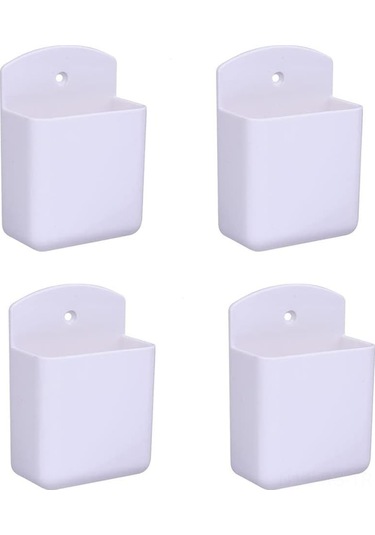 Reedark 4'lü Uzaktan Kumanda Askılı Duvar Montajlı Depolama Kutusu - Ev Ofis İçin Pratik Çözüm Diğer