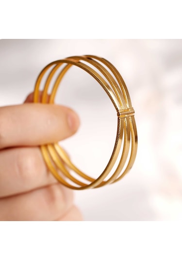 23 Gr 22 Ayar İşçiliksiz Tiaburga B3 Bilezik