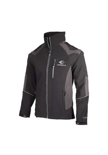 Cresta Outdoor Reflektörlü Kapüşonlu Su Geçirmez Softshell Ceket