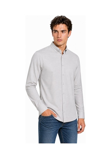 Rota Erkek Spor Silim Likralı Gömlek Bgl-st05413 Taş