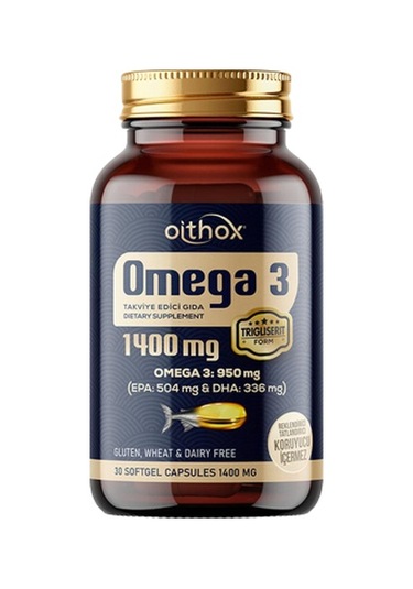 Oithox Omega 3 Balık Yağı 1400 MG 30 Kapsül