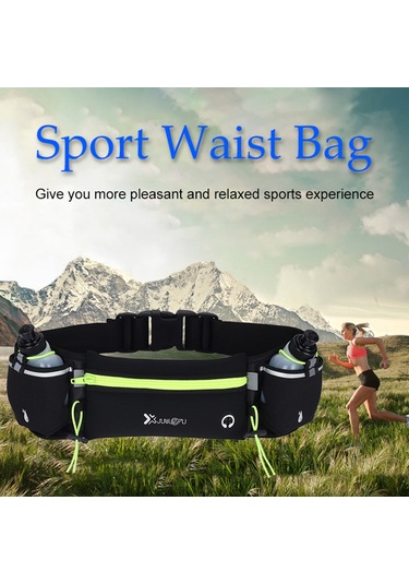 Geeksen Unisex Spor Bel Çantası, Su Flaslı, Su Geçirmez, Çok Fonksiyonlu, Koşu Ve Outdoor Aktivitelere İdeal, Mavi 1053 Mavi