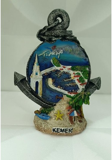 Çapa Biblo Deniz Şemsiye Kule Dekoratif Obje Masa Üstü Ofis Dekor Kemer Türkiye Yazılı