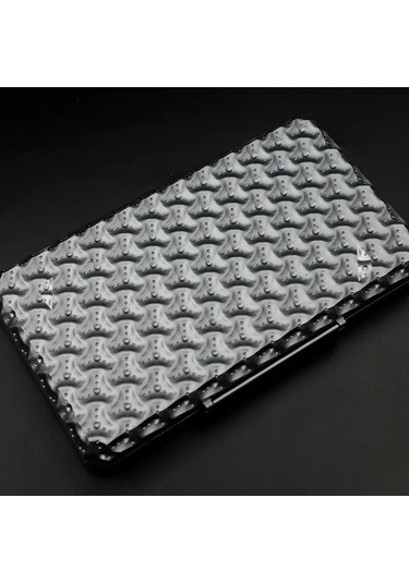 Guevara Stone Aluminyum Sedir Puro Taşıma Çantası Silver 5li