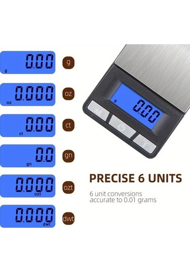 Fastbuy Wangxi Siyah 200g Fodwet Yüksek Hassasiyetli 0.01g Tartı Takı Ölçer Hesap Makinesi Tare Fonksiyonu Siyah