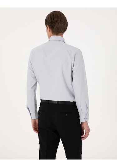 Pierre Cardin Erkek Açık Gri Gömlek Basic 50316734-vr001 Açık Gri