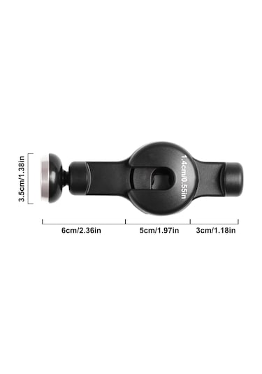 Cbtx Global Dm-034 Araç Kafalık Telefon Tutucu Montaj Güçlü Manyetik Tablet Tutucu Stand Braketi - Kırmızı