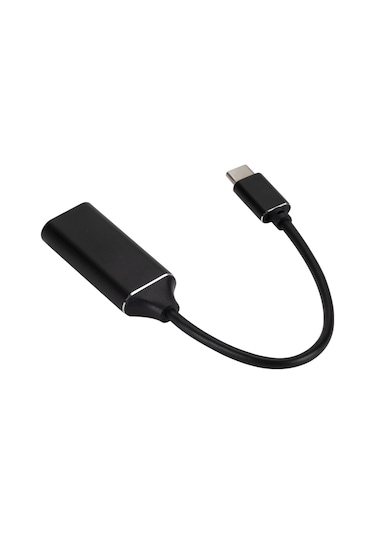 Dofolink Usb Type-c'den Hd'ye Dönüştürücü, 4k 30hz Ekran Yansıtma, Siyah, Hızlı Tak Ve Kullanın, Bilgisayar/smartphone Uyumlu