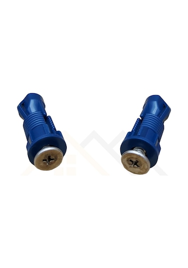 Serel Yavaş Kapanan Klozet Kapak Menteşe Sabitleme Dübeli Vidası Klozet Kapak Menteşe Dübel Takımı