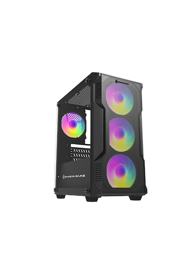 Game İn Game Speed 600w 4x12cm Argb Fan Mesh Panel M.atx Kasa